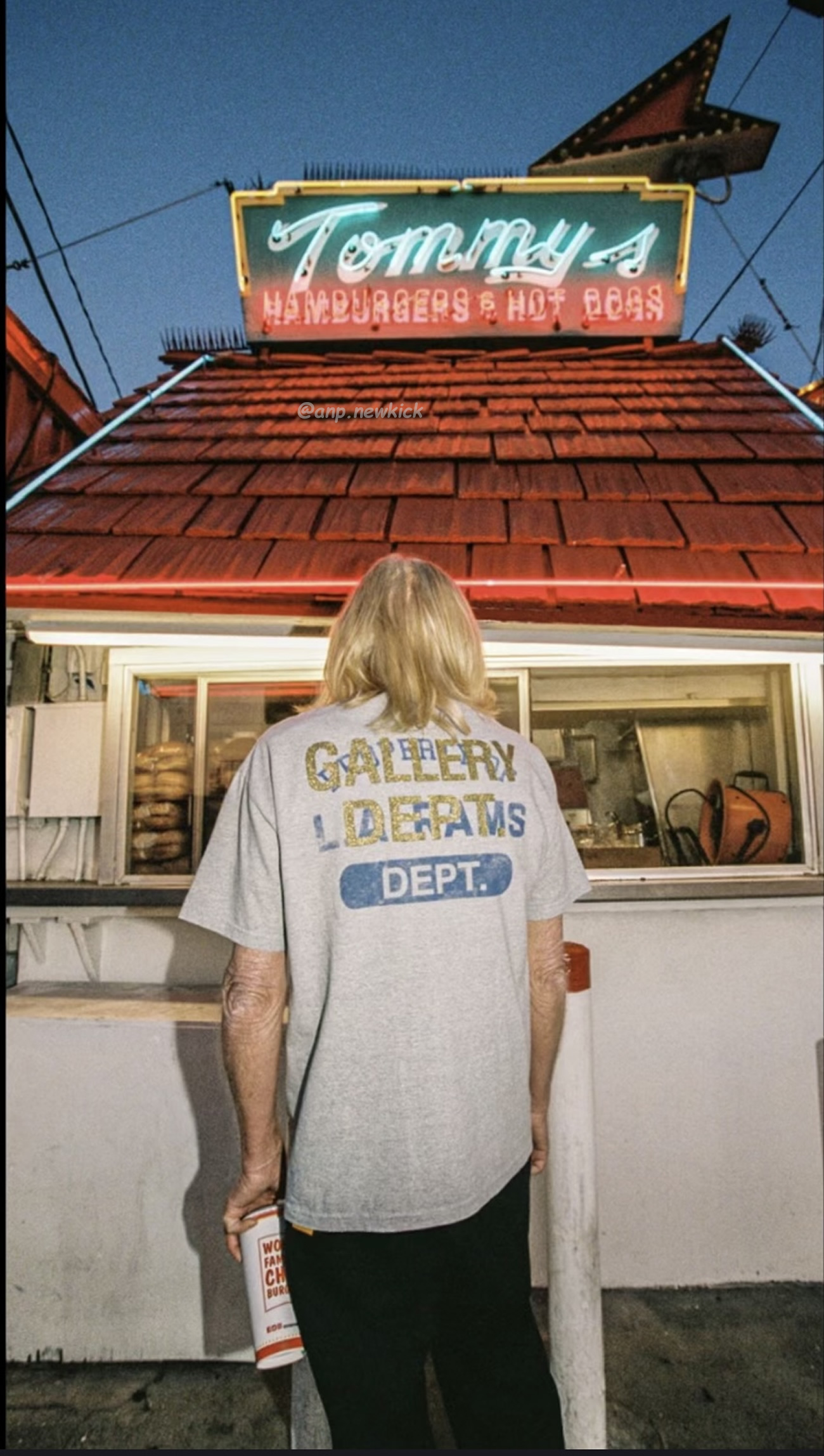 Gallery Dept X La Rams Color Block Tee Rams Co Branded Old Print Contrast Short Sleeve T Shirt (6) - www.newkick.vip